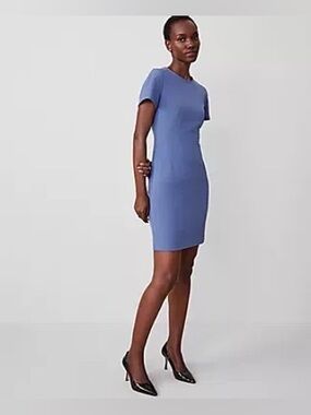 Ann Taylor | Dresses | Ann Taylor Faux Leather Sheath Dress | Poshmark